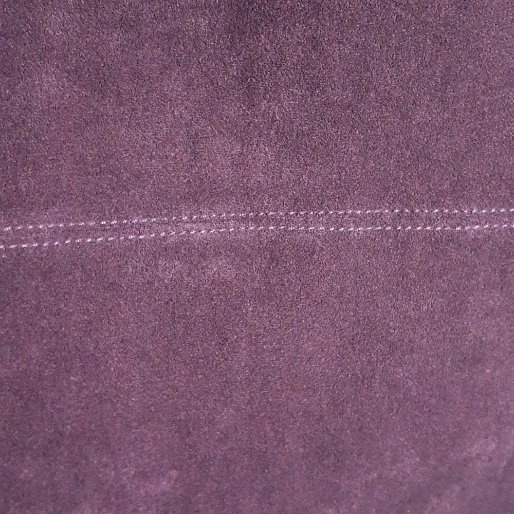 Calvin Klein Women's Faux Suede And Knit Purple Cardigan And Tank Top Set - Picture 6 of 9
